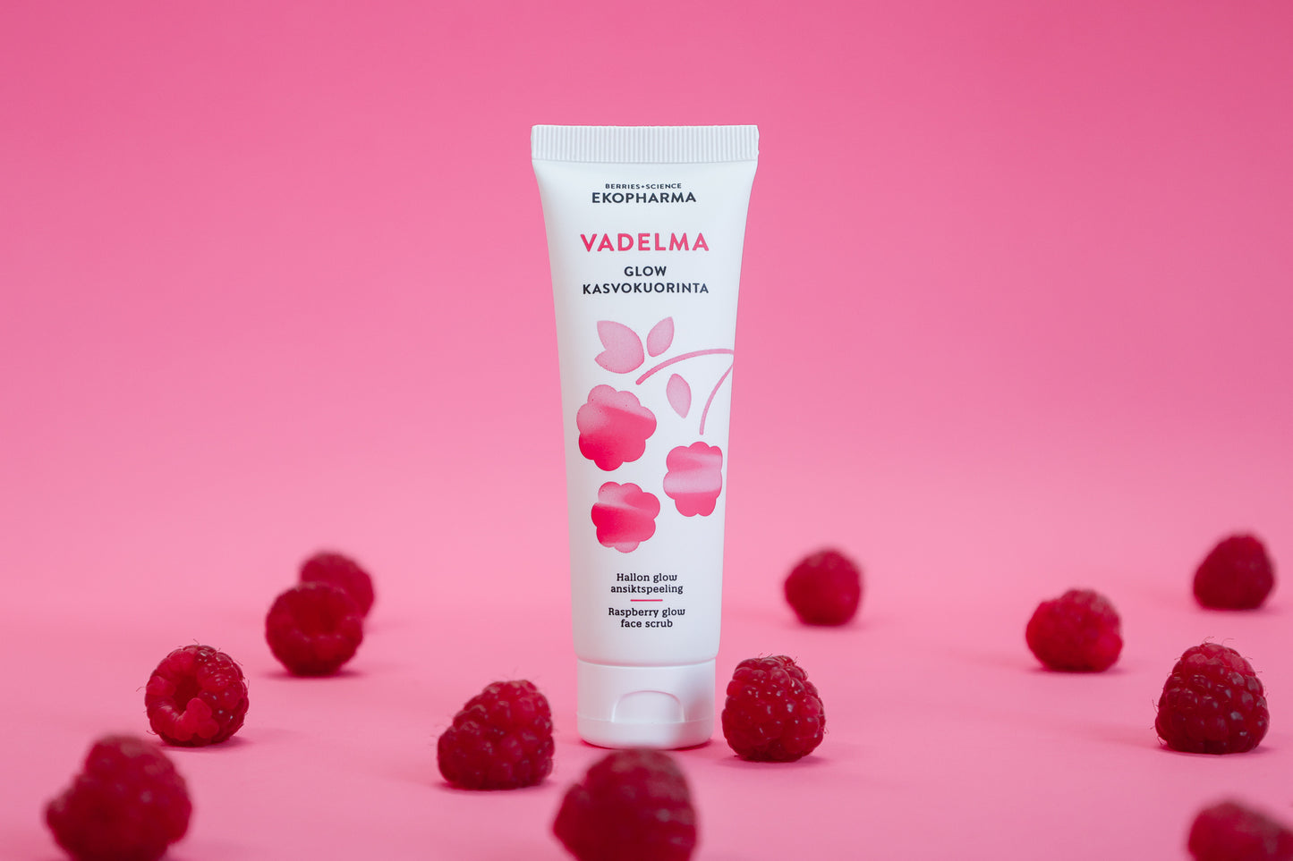 Ekopharma Vadelma Glow Kasvokuorinta 50 ml PÄIVÄYS 2/2026