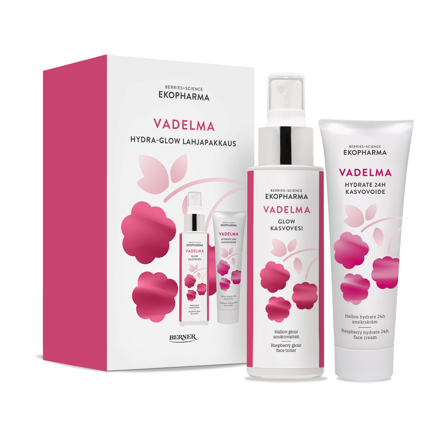 Ekopharma Vadelma Hydra-Glow Lahjapakkaus