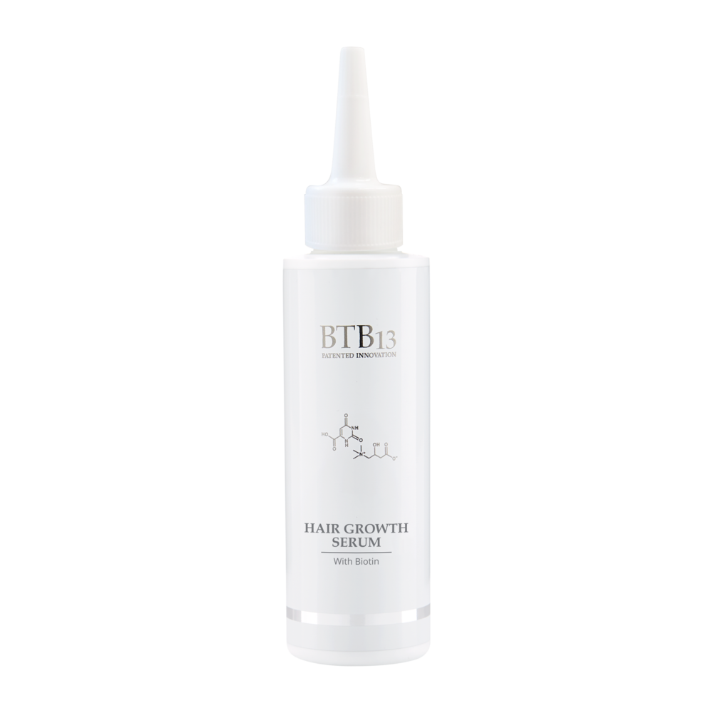 BTB13 Hair Growth Serum + Biotin 100 ml – tuotepakkaus