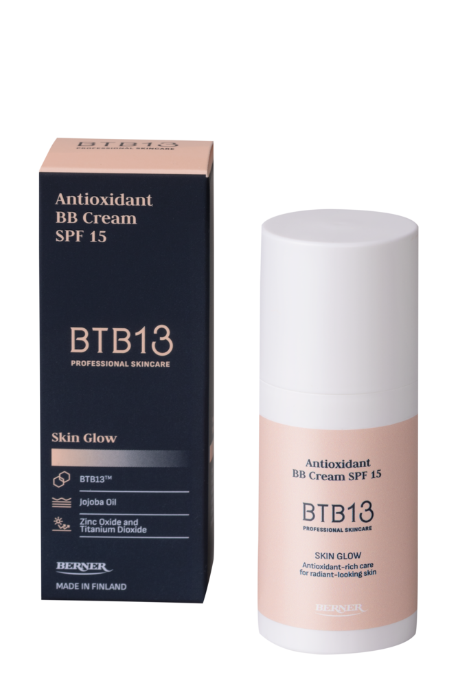 BTB13 Skin Glow Antioxidant BB Cream SPF 15 30 ml – tuotepakkaus