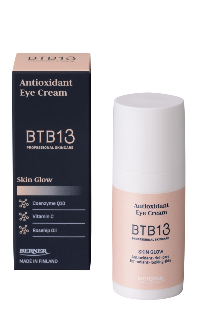 BTB13 Skin Glow Antioxidant Eye Cream 15 ml – tuotepakkaus