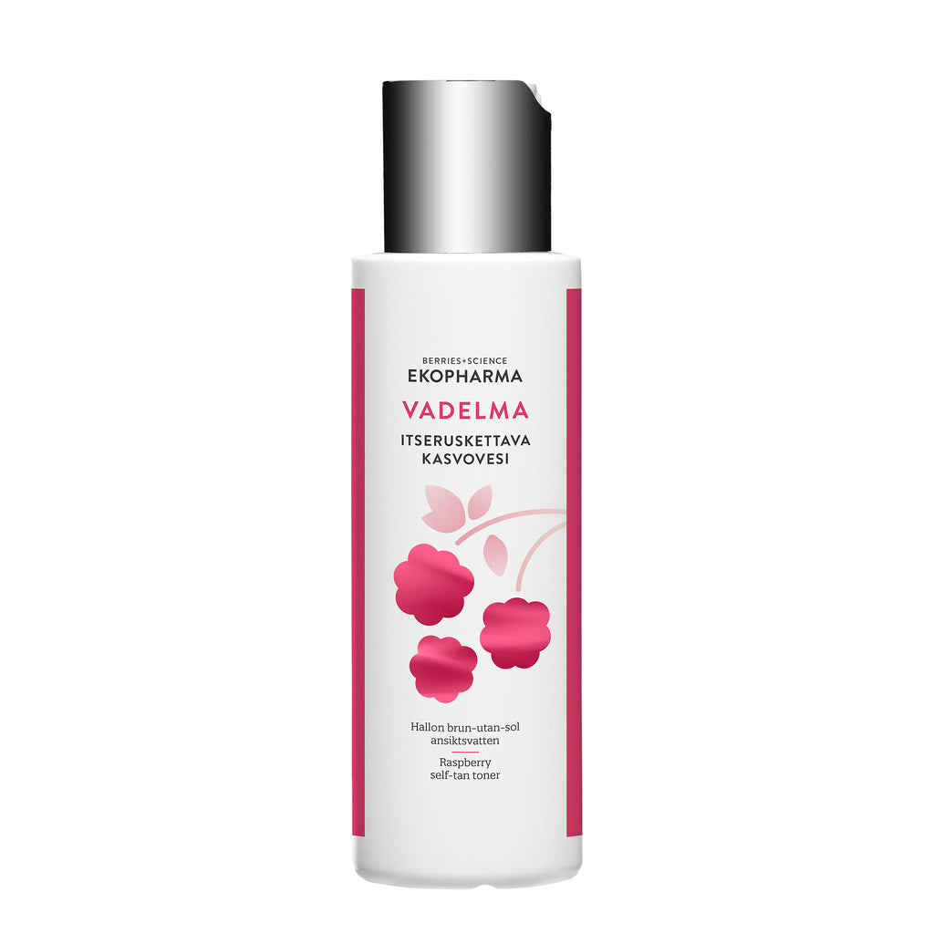 Ekopharma Vadelma Itseruskettava Kasvovesi 100 ml
