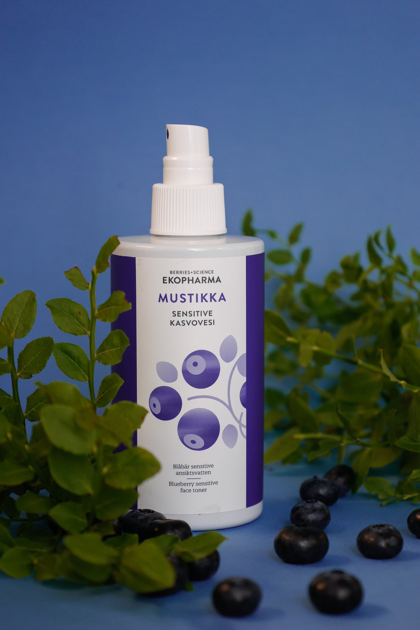 Ekopharma Mustikka Sensitive Kasvovesi 250 ml