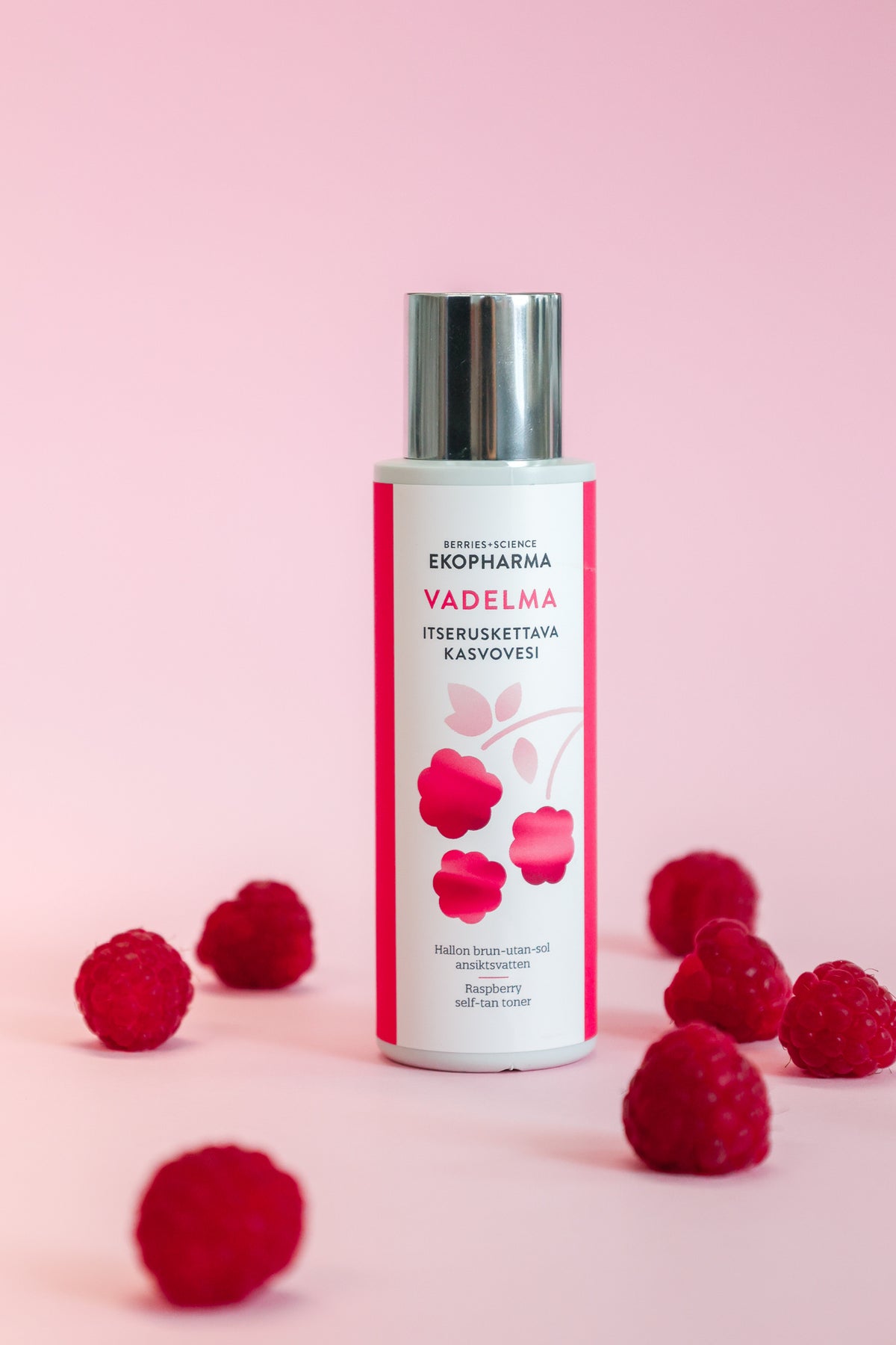 Ekopharma Vadelma Itseruskettava Kasvovesi 100 ml