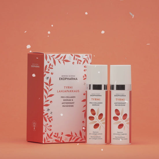 Ekopharma Tyrni Pro-Collagen seerumi 30 ml Tyrni Antioxidant päivävoide 30 ml